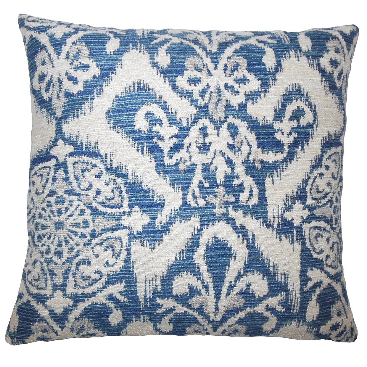 The Pillow Collection Set of 2  Ingalill Ikat Throw Pillows in Indigo - image 3 of 3