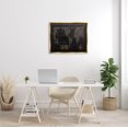 thumbnail image 2 of Stupell Industries Black Detailed World Map Graphic Art Metallic Gold Floating Framed Canvas Print Wall Art, Design by Carol Robinson, 2 of 6