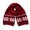 Red, variant on AWZXDE Winter Warm Knitted Festive Snowflake Pattern Lined Thermal Ear Hat Soft Yarn Style Scarf Navy