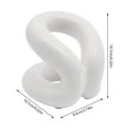 thumbnail image 4 of Creamy White Ceramic Holder Stand Modern Toothbrush Holder Makeup Brush Holder, 4 of 21