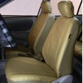 thumbnail image 2 of FH Group Universal Fit Deluxe Leatherette Padded Seat Covers For Car Truck SUV Van - Beige Front Set, 2 of 5