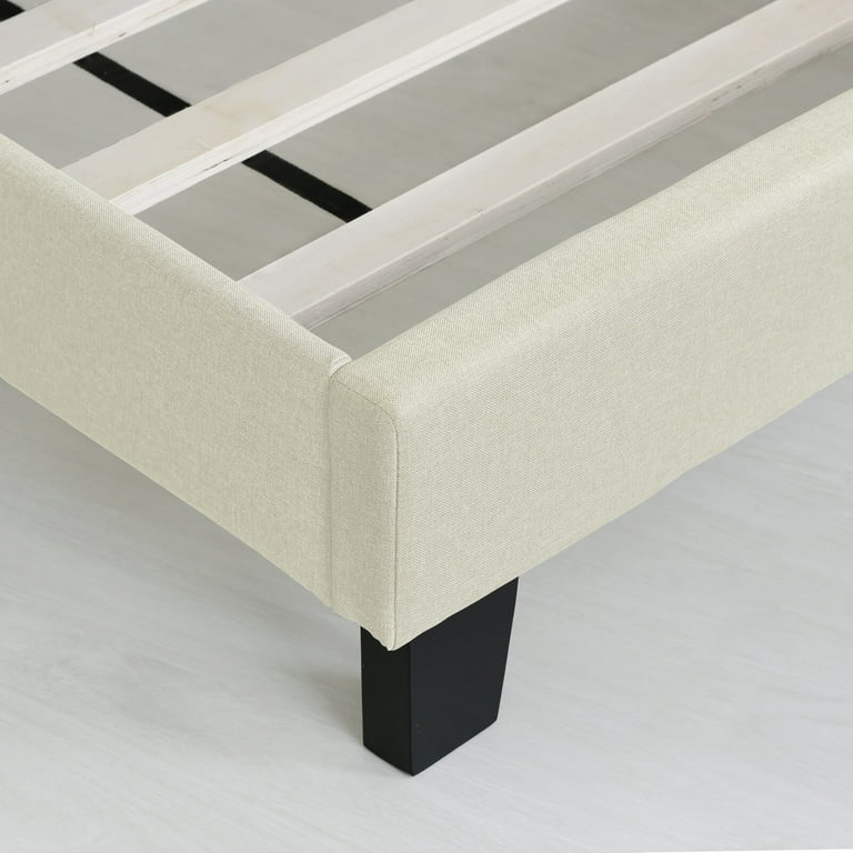 Kaniel tufted upholstered low deals profile platform bed