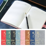 Summer Savings! Gspmoly New A5 Soft Leather Notebook Business Office Meeting Notebook Summer Savings