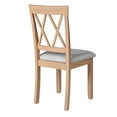 thumbnail image 5 of Harper & Bright Designs Dining Chairs Set of 2, Upholstered Chairs with Solid Wood Legs, Kitchen Chairs for Kitchen Room and Living Room, Natural, 5 of 10
