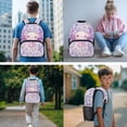 thumbnail image 2 of Jeiento 4 Piece Backpack and Lunch Box Set for Elementary Boys Girls 17 Inch Purple Axolotl Large Capacity Backpack with Padded Straps, Includes Pencil Case 2 Bookmarks Back to School, 2 of 7