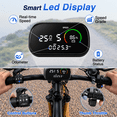 thumbnail image 4 of X-Koala 26" Electric Bike for Adults, 500W Motor, 48V 7.8Ah Removable Battery,Mountain Ebike with 7-Speed, UL2849,Black, 4 of 8