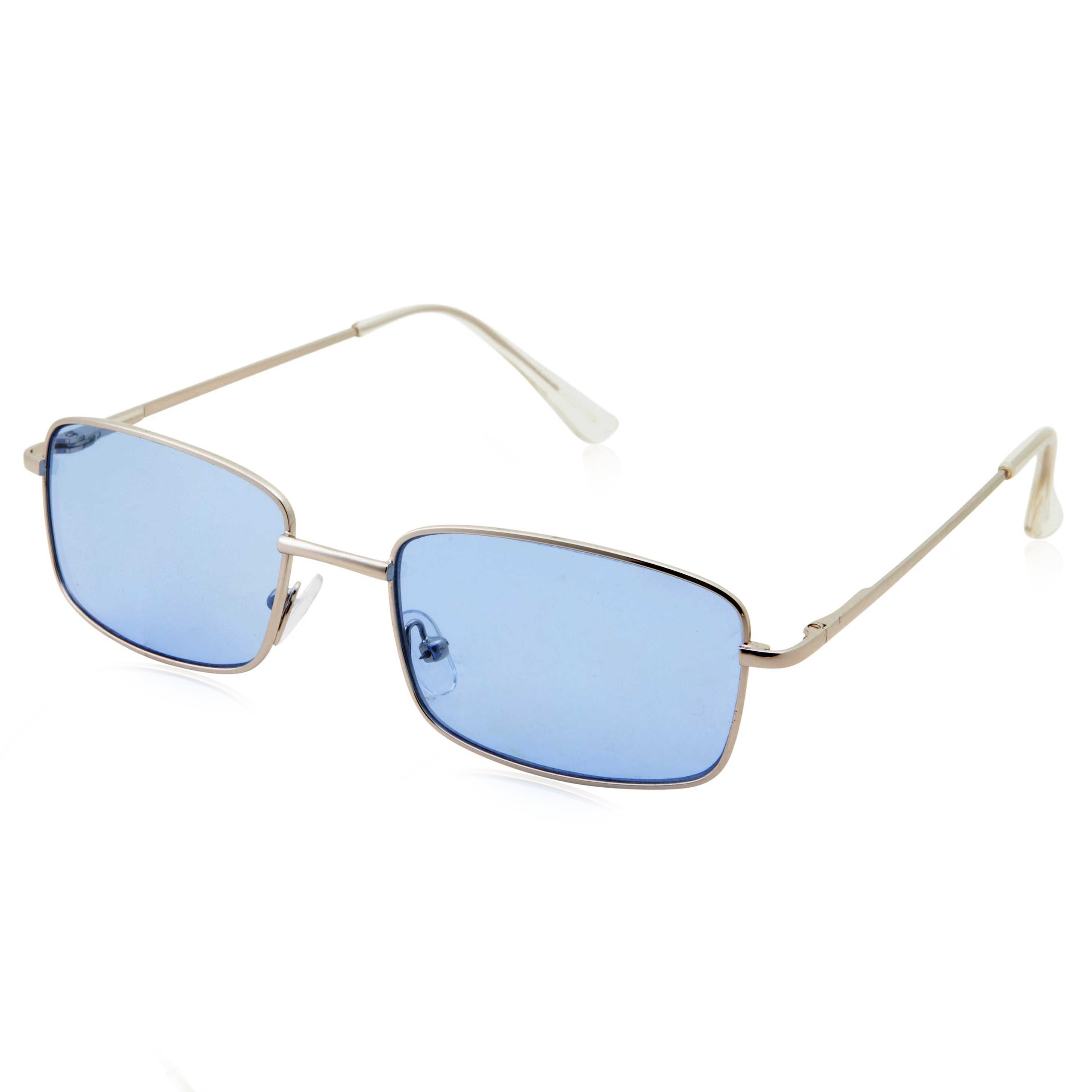 square metal frame sunglasses