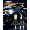 thumbnail image 4 of 9005 H7 LED Headlight Beam High Low Beam + H11 Fog Light Super Bright White 6000K Combo 6Pcs, 4 of 16