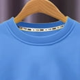 thumbnail image 4 of Staki Baby Sweatshirt Set Toddler Baby Boy Fall Winter Clothes Funny Letter Long Sleeve Sweatshirt and Pants Set 2 Piece Sweatsuit Outfit 3-10Y(Blue,4-5 Years), 4 of 7