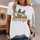 thumbnail image 1 of Puntoco Mujer Verano Casual Cuello Redondo Otoño Estampado Manga Corta Top Blusa Camiseta Puntoco Puntoco-7700, 1 of 4