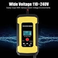 thumbnail image 2 of Car Battery Charger Intelligent Pulse Repair LCD Display for Auto Motorcycle 12V 6A Charger Cycle GEL Lead-Acid US Plug, 2 of 7