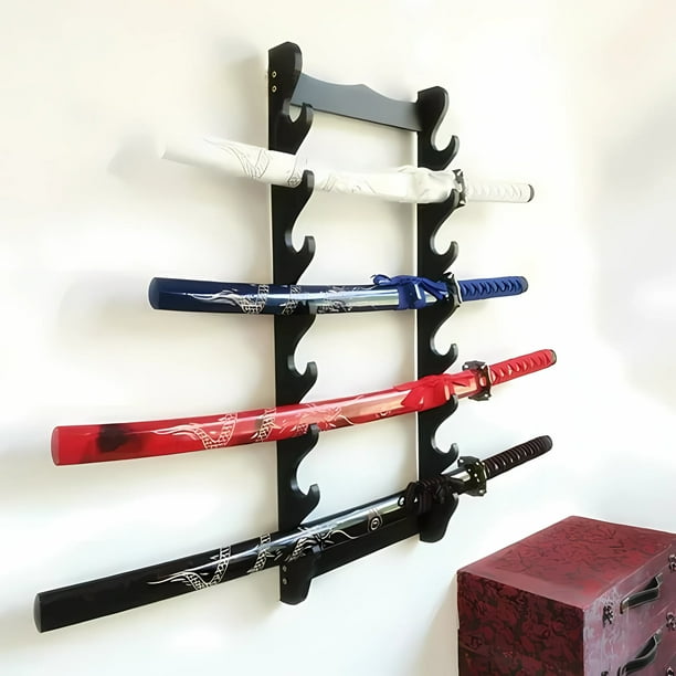 Wall Mounted Katana Stand, 3-layer Saber Stand For Samurai Sword Display Stand, Katana Stand Holder Mount | Fruugo NO