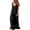 Black, variant on GILIGEGE Women's Casual Loose Overalls Jumpsuits One Piece Sleeveless Flowy Wide Leg Long Pant Rompers Wide Leg Overalls for Women Sleeveless Jumpsuits Suspender Overalls Loose Comfy Baggy Rompers