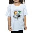 thumbnail image 3 of Harry Potter Girls Hogwarts Painted Crest Cotton T-Shirt, 3 of 5