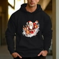 thumbnail image 6 of Men's 330g 100% Cotton Terry Dropped Shoulder Hoodie-Santa Claus pattern, 6 of 17