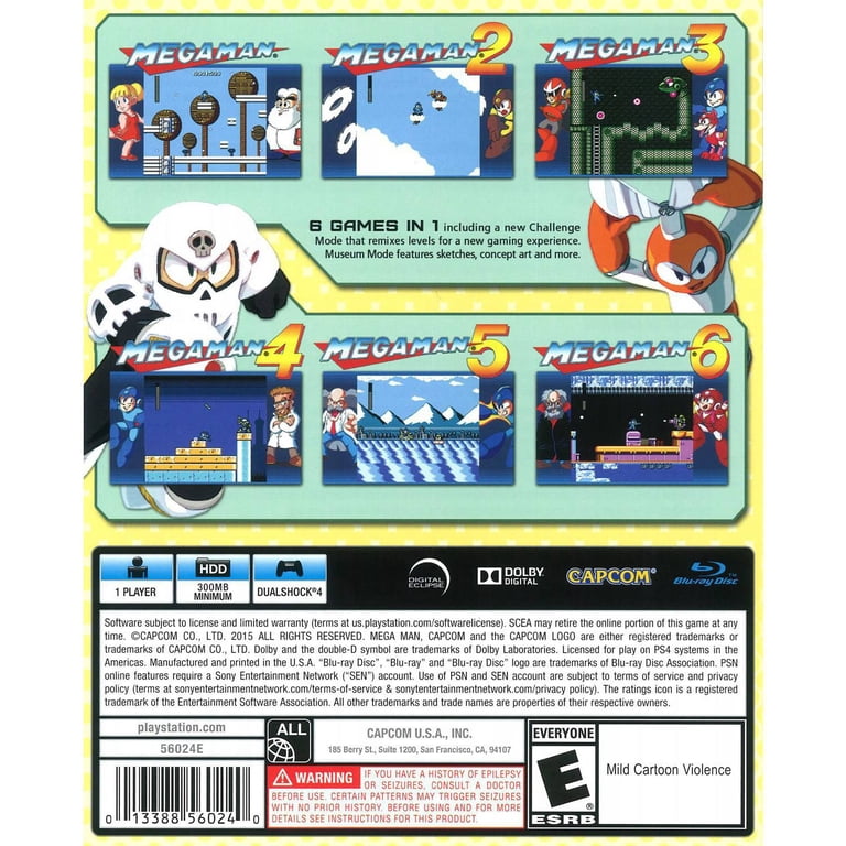 Capcom Mega Man Legacy Collection, PS4, [Physical], 013388560240