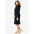 thumbnail image 3 of Jessica London Women's Plus Size Two Piece Single Breasted Jacket Dress Suit Outfit, 3 of 5