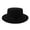 Black, variant on Clearance! Hontri 1Pc Hat Clearance Under $5, Unisex Wide Brim Wool Belt Felt Flat Top Fedora Hat Party Church Trilby Hats Cap On Sale