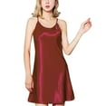 thumbnail image 6 of Pxiakgy Sleepwear for women womens Sleepwear nightwear underwear plus size satin hem sling red + xxl, 6 of 7
