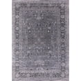 thumbnail image 1 of Ahgly Company Machine Washable Indoor Rectangle Industrial Modern Dark Goldray Area Rugs, 4' x 6', 1 of 7