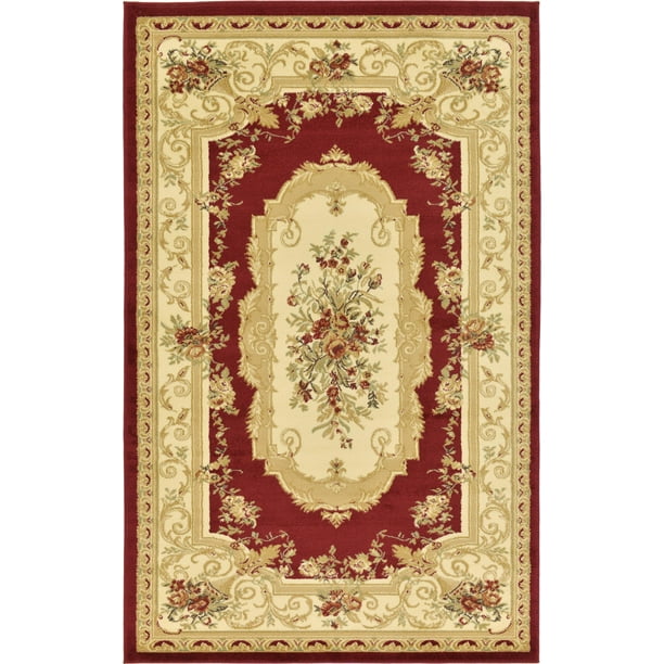 Unique Loom Henry Versailles Vintage Floral Area Rug or Runner