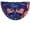 Red, White, and Blue (Multicolor), variant on American Flags for Outside 1.5x3 Ft - USA 250th Anniversary Patriotic Fan Flag (1776-2026), Heavy Duty Bunting Banner with Embroidered Stars & Sewn Stripes for Porch, Fence and Garden Decor