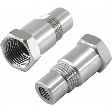 2Pcs Oxygen Extender Sensor Extension Spacer For Cars Engine Exhaust Systems M18 x1.5, 45mm Lambda Probe