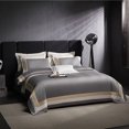 thumbnail image 2 of Linear Grey Duvet Cover Set, iPhone 14, 2 of 9