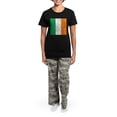 thumbnail image 4 of CafePress - Vintage Irish Flag Women's Dark Pajamas - Women's Short Sleeve Print T-Shirt and Pants Dark Cotton Pajama Set, 4 of 7