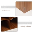 thumbnail image 3 of LABSERRON File Organizing Box Multi-functional Wood Light Brown 1Pcs, 3 of 6