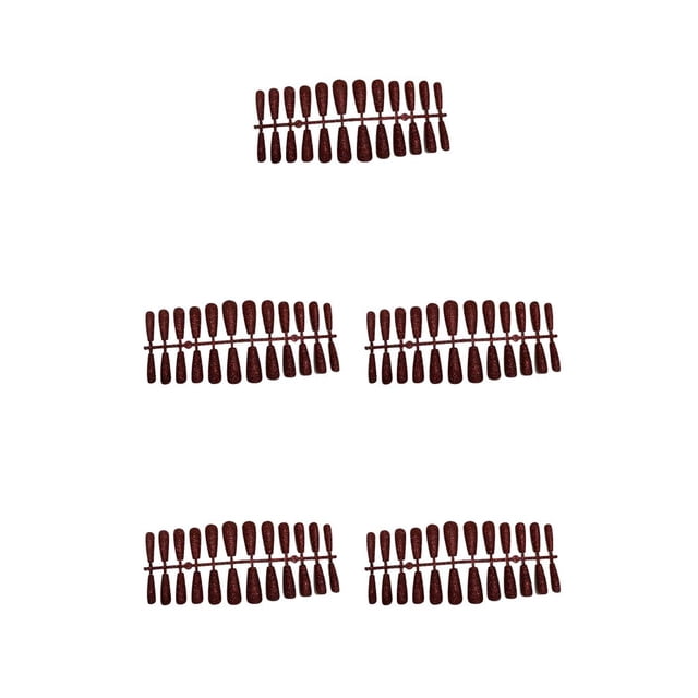 Guardurnaity 24 Uds. De polvo brillante para uñas postizas, parche para uñas en forma de T, puntas para uñas artificiales, suministros DIY, herramienta de Type2 NO2 Guardurnaity CBP449633