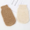 thumbnail image 2 of 1Pc Exfoliating Hemp Bath Glove Mitten Bamboo Fiber Double-Sided Bath Gloves, 2 of 8