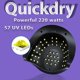 thumbnail image 3 of 220W LED UV Light Dryer for Nails Gel 57 LEDs 4 Timer Preset, Auto On Fingernail Toenail 6ft Powercord, 3 of 5