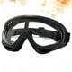 thumbnail image 3 of Gafas protectoras de seguridad para hombres y mujeres, antivaho, antigotas, a prueba de polvo, transparentes, para montar a caballo, senderismo al aire libre (negras), 3 of 7