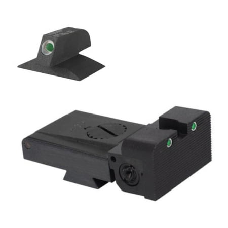 Kensight Fully adjustable tritium dot rear sight fits LPA TRT cut  - .200