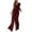 Red, variant on IROINNID Long Dress for Women Formal Wedding Guest Formal Dress Hot Gold Large Skirt Hem Long Dress Tail Banquet Evening Dress Long Dress,Burgundy