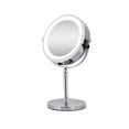 thumbnail image 1 of 10X Magnifying Makeup Mirror With Light LED Cosmetic Mirrors Round Shape Desktop Vanity Mirror Double Sided Backlit Mirrors ,Widely Use, 1 of 6