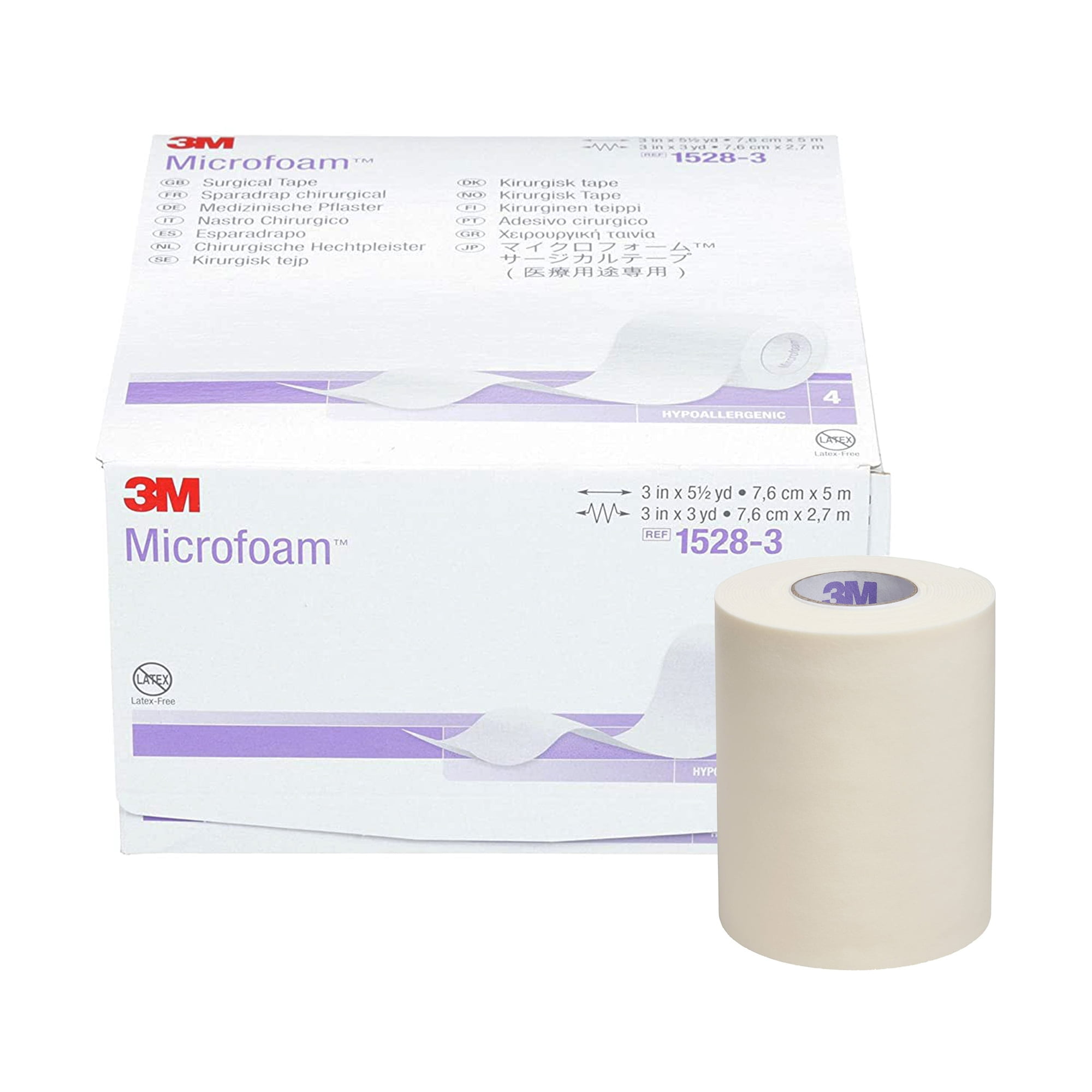 3M Microfoam Surgical Tape , s, Rolls/ - Walmart.com - Walmart.com