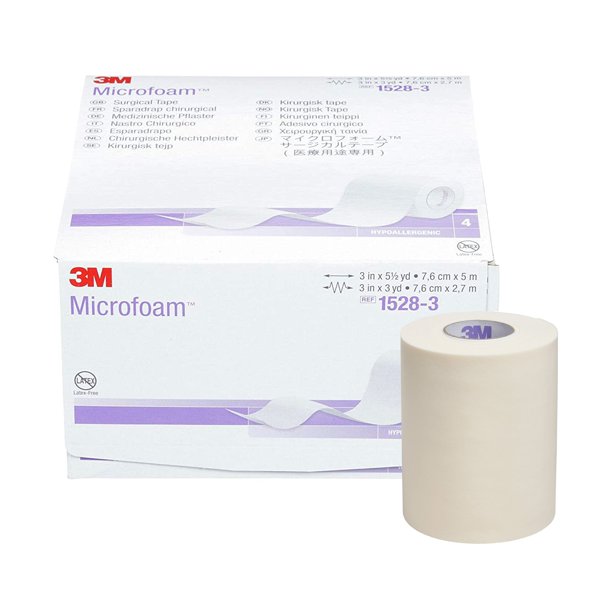 3M Microfoam Surgical Tape , s, Rolls/