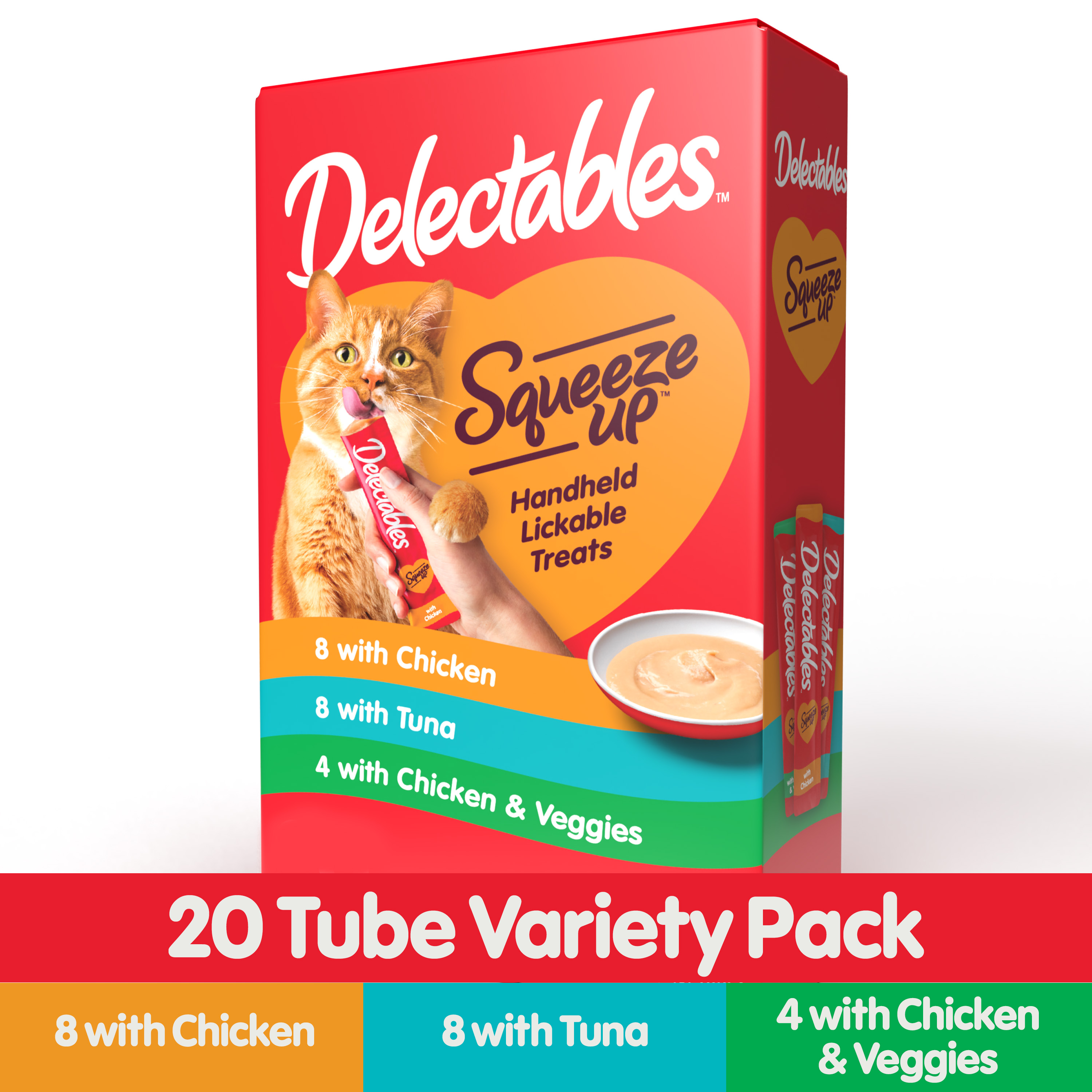 Delectables Squeeze Up Lickable Cat Treats Variety Pack photo 4