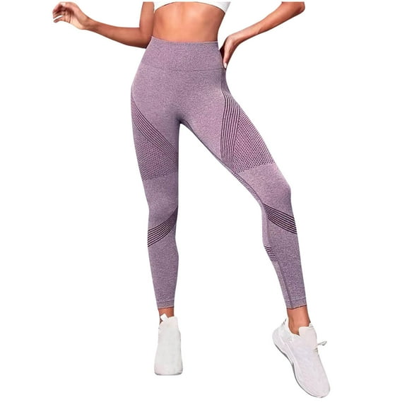 ABATAB Workout Leggings for Women Seamless High Waisted Yoga Pants Butt Lifting Breathable Gym Athletic Clothes