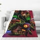 thumbnail image 1 of Manta de franela suave y cálida de Zelda Majora's Mask para dormitorio, sala de estar, dormitorio, todas las estaciones., 1 of 5