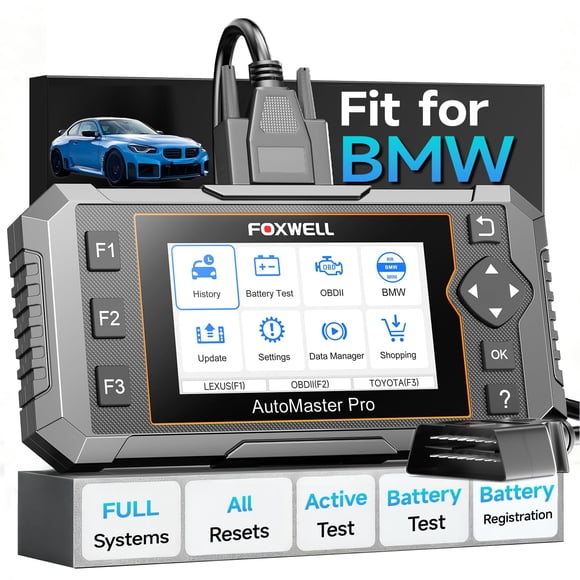 Escáner de Diagnóstico FOXWELL NT510 Pro con Probador de Batería para BMW
