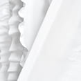 thumbnail image 4 of Lush Decor Belle 84" x 54" Textured White 3" Rod Pocket Single Window Panel Curtain, 4 of 6