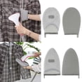 thumbnail image 2 of Garment Steamer Ironing Gloves with Finger Loop for Clothes Steaming Anti Steam Mittens Mini Handheld Ironing Pad Board, 2 of 4