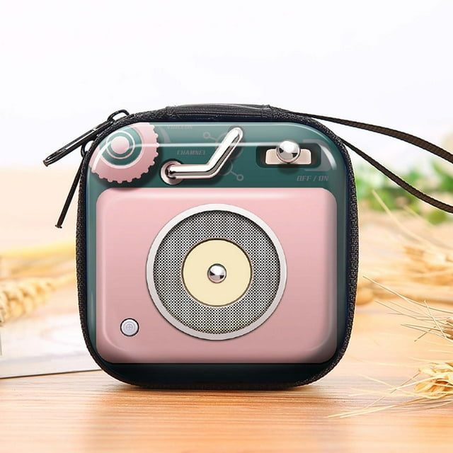 Portefeuille Compact Design Dessin Animé avec Fermeture Éclair pour Usage Quotidien et Trajets