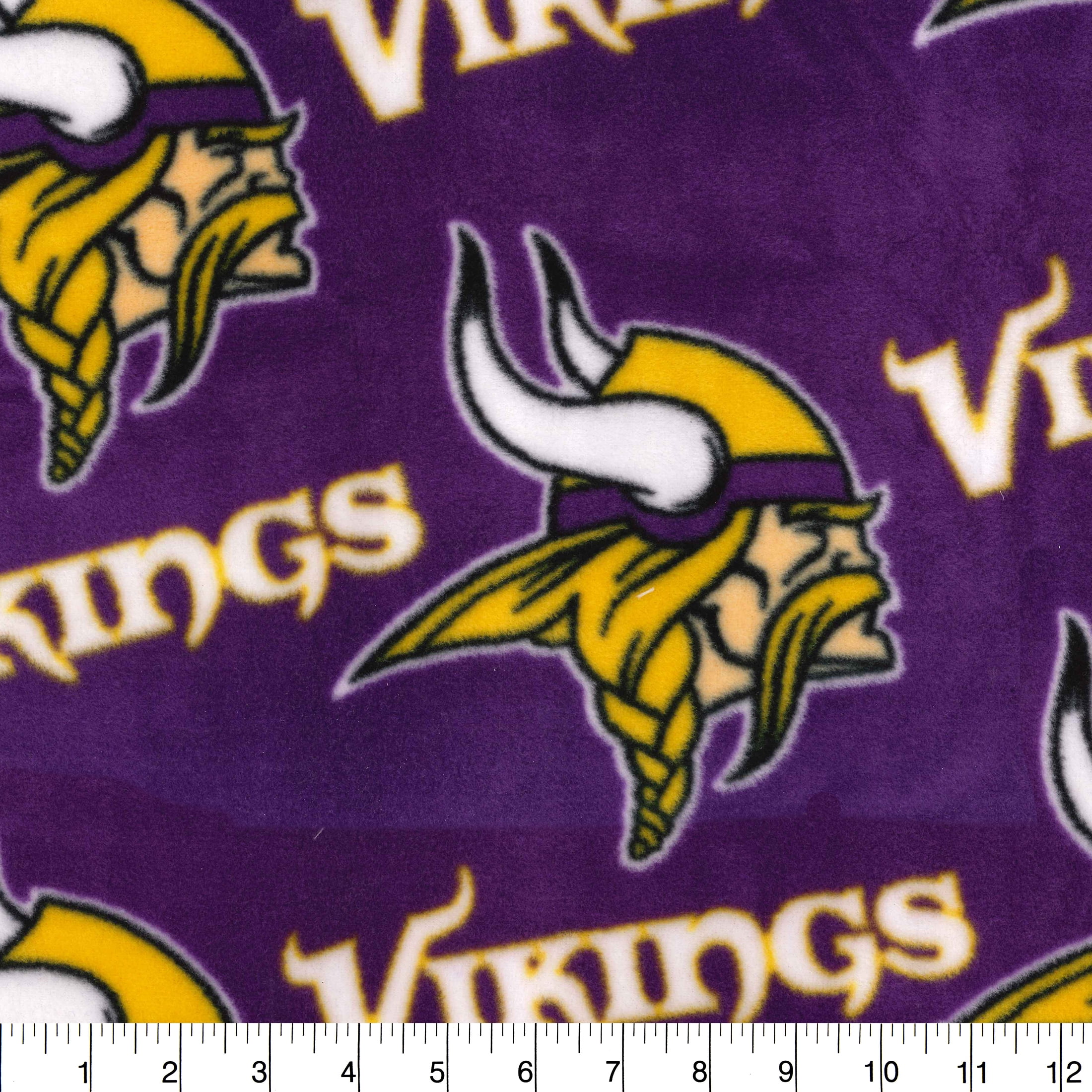 NFL Detroit Lions 100% Polyester Fleece Fabric, 58" x 10 Yards, By the Bolt, Gray & Blue