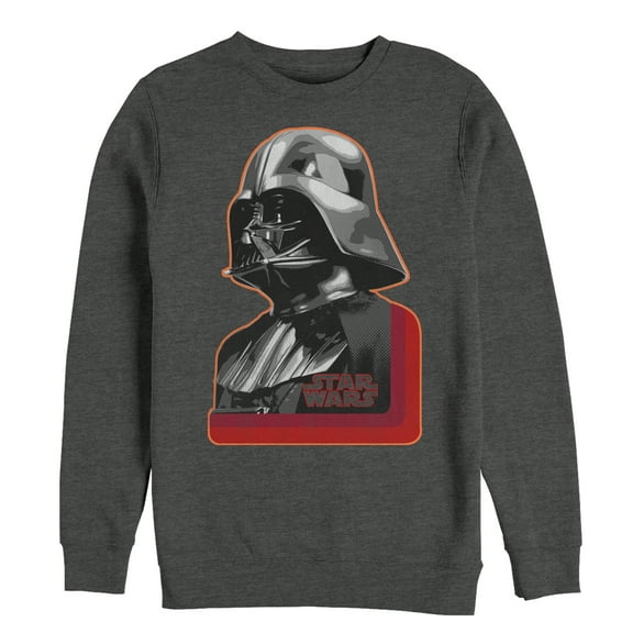 Men's Star Wars Darth Vader Profile  Sweatshirt Charcoal Heather Medium