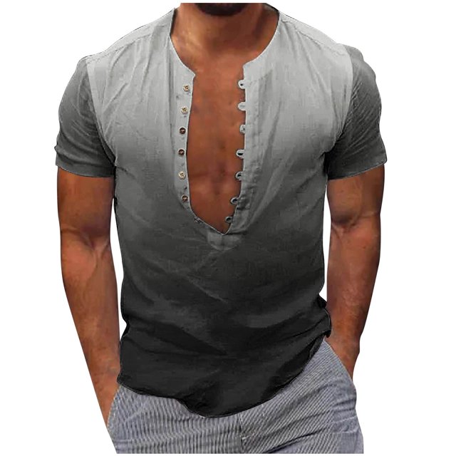Camisas de Manga Larga para Hombres Impresión de Moda Casual Cuello Girado Abajo, Blusa Transpirable para Eventos Diarios, Deportivos Y Especiales