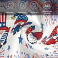 thumbnail image 6 of Independence Day Cloth Napkins, American Flag Gnomes Red Blue Firework Washable and Reusable Dinner Napkins Set of 4, Table Napkin for Kitchen Party Birthday Wedding Hotel Housewarming 20"x20", 6 of 9